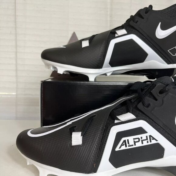 ✅ Nike Alpha Menace Pro 3‎ Black White Football Cleats CT6649-001 Men Size 13 main image 4